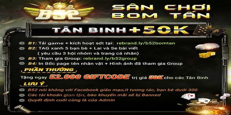 Xác minh tài khoản là bước hướng dẫn nhận khuyến mãi B52 thành công