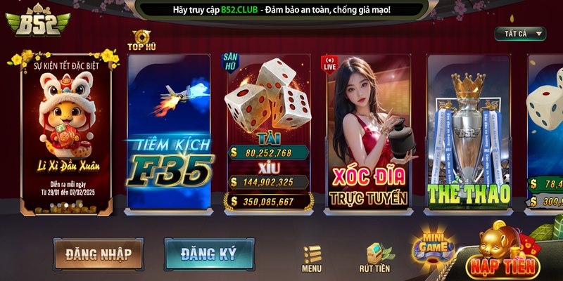 Tải game B52 từ nguồn chính thức giúp người chơi tránh được rủi ro về phần mềm 